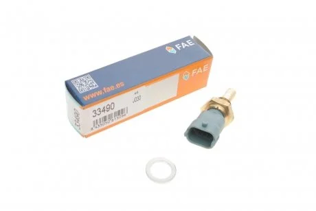 Датчик температури охолоджуючої рідини Iveco Daily III 3.0 02-07/Opel Combo 1.4 94-01 (голубой) FAE 33490