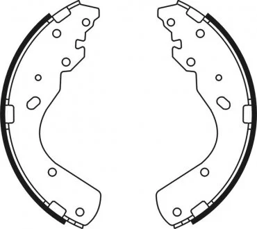 Гальмівні колодки, барабанні ABE C03044ABE