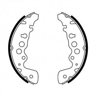 Гальмівні колодки, барабанні ABE C08018ABE