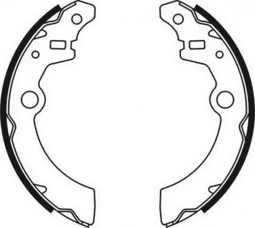 Гальмівні колодки, барабанні ABE C08021ABE