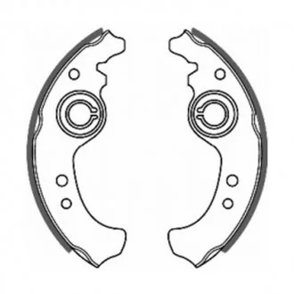 Гальмівні колодки, барабанні ABE C0F001ABE