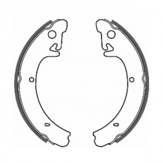 Гальмівні колодки, барабанні ABE C0L002ABE