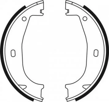 Гальмівні колодки, барабанні ABE CRB001ABE