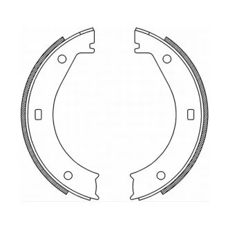 Гальмівні колодки, барабанні ABE CRB005ABE