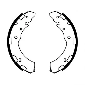 Гальмівні колодки, барабанні ABE C05060ABE