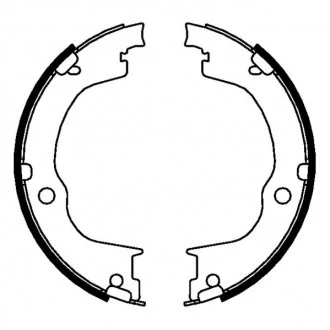 Гальмівні колодки, барабанні ABE CRX002ABE