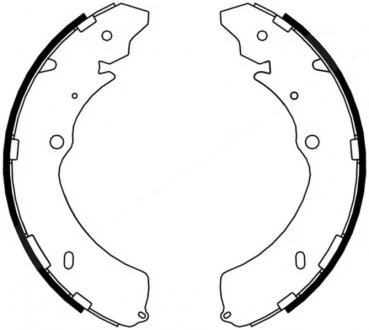 Гальмівні колодки, барабанні ABE C09009ABE