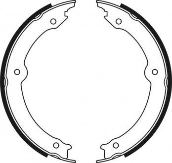 Гальмівні колодки, барабанні ABE C02085ABE