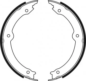 Гальмівні колодки, барабанні ABE C02085ABE