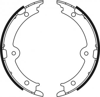 Гальмівні колодки, барабанні ABE C02087ABE