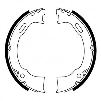 Гальмівні колодки, барабанні ABE CRY008ABE