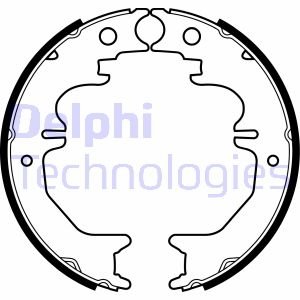 Гальмівні колодки, барабанні Delphi LS2053