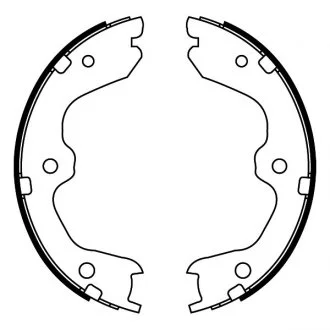 Гальмівні колодки, барабанні ABE C01067ABE