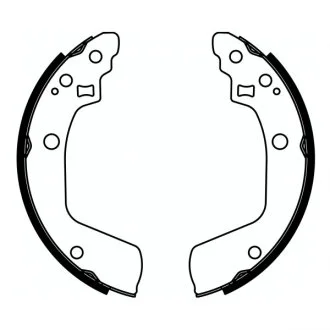 Гальмівні колодки, барабанні ABE C08029ABE