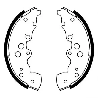 Гальмівні колодки, барабанні ABE C08023ABE