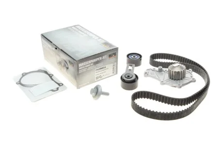 Комплект ременя ГРМ з помпою води HEPU PK08031