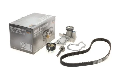 Комплект ГРМ + насос Ford Mondeo/C-Max/Focus 1.5/1.6 EcoBoost 10-(117x22)(насос P255) HEPU PK02551