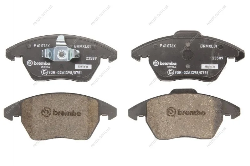 Гальмівні колодки дискові P61 076X BREMBO P 61 076X (фото 1)