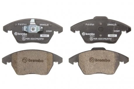 Гальмівні колодки дискові P61 076X BREMBO P 61 076X