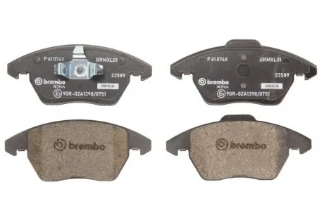 Гальмівні колодки дискові P61 076X BREMBO P 61 076X
