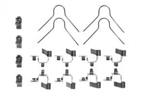 Монтажний компл.,гальм.колодки TRW PFK291