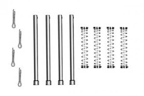 Монтажний компл.,гальм.колодки TRW PFK316