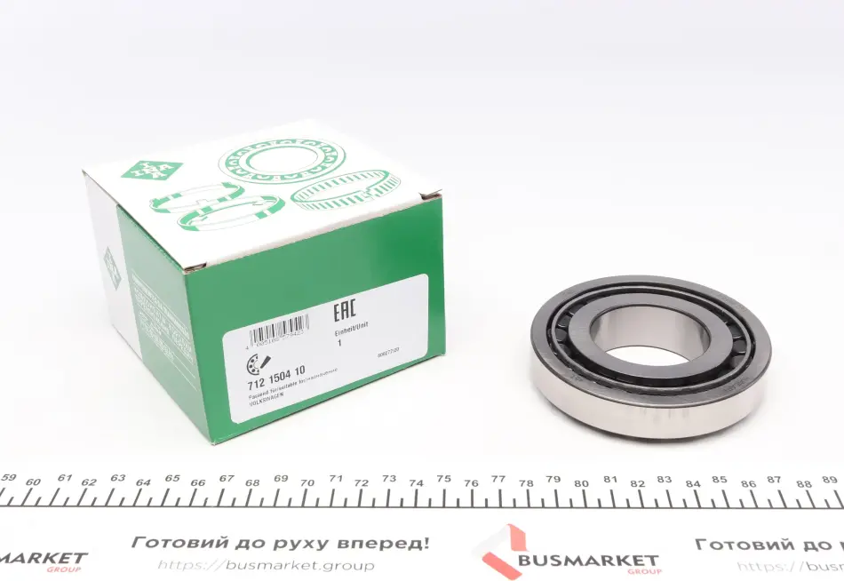 Подшипник КПП VW T5 2.0 TDI/TSI-3.2 V6 03-15 (47.60x96.84x21.95) (F-805668.TR1) INA 712 1504 10 (фото 1)