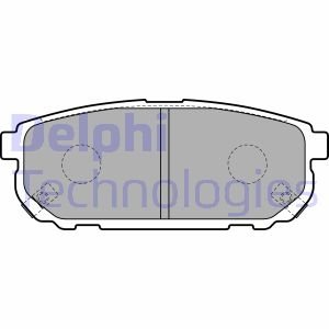 Комплект гальмівних колодок Delphi LP1850 (фото 1)