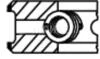 Кільця поршневі,комплект MAHLE MAHLE / KNECHT 439 05 N0 (фото 3)
