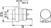 Перемикач кнопочний 6JF001 571-041 HELLA 6JF 001 571-041 (фото 2)