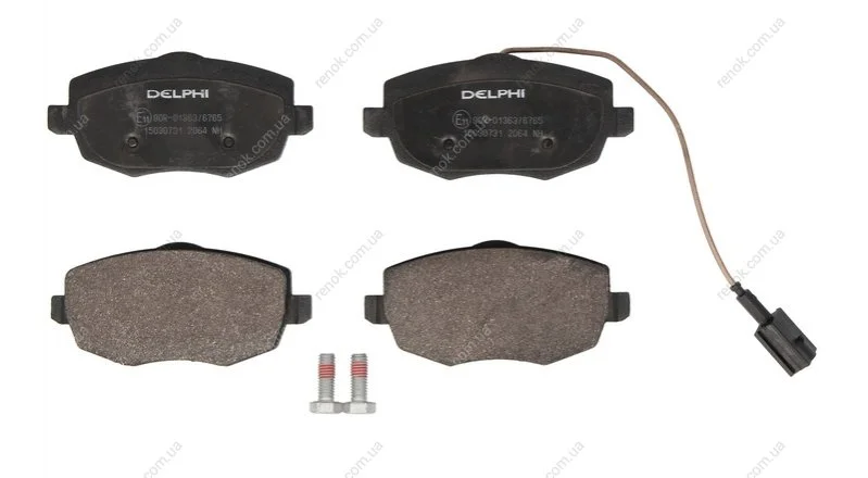 Гальмівні колодки, дискові DELPHI Delphi LP2064 (фото 1)
