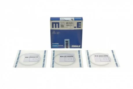 Кільця поршневі Volvo C30/C70/S40/S60/S80/V60/XC60/XC70/XC90 2.4D 01- (81.00mm/STD) (2-1.75-2) MAHLE / KNECHT 038 64 N0