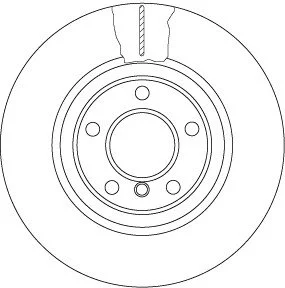 Диск гальмівний TRW DF6616S