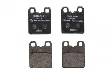 Гальмівні колодки, дискові DELPHI Delphi LP3382