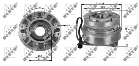 Крильчатка вентилятора IVECO 5801480322