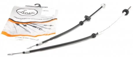 Трос ручника (задній) Renault Grand Scenic II 04- (741/1001) (електро) LINEX 35.78.01