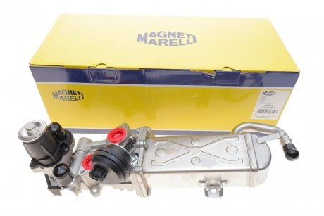Радиатор рециркуляции ВГ с клапаном EGR VW 1.6/2.0TDI 09- (EV060) MAGNETI MARELLI 571822112060 (фото 1)