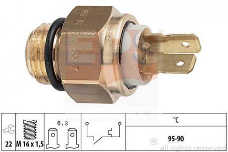 Термовимикач вентилятора EPS 1 850 057