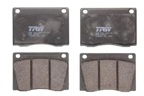 Гальмівні колодки, дискові TRW GDB531