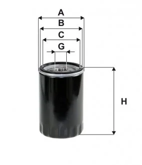 Фільтр масляний WL7102WIX WIX FILTERS WL7102