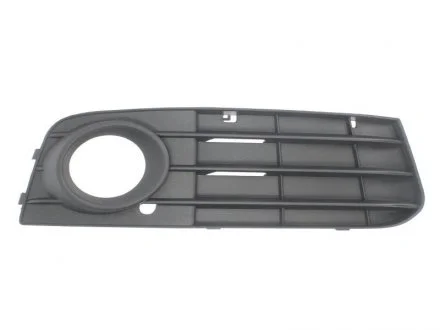 Решітка бампера передн Прав (з отвором для галогенних фар, чорний) AUDI A4 B8 11.07-10.11 BLIC 6502-07-0029914P