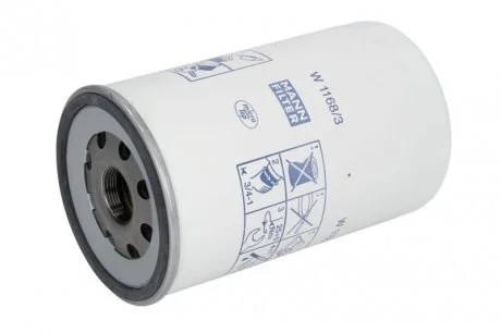 Фільтр масляний -FILTER MANN W 1168/3