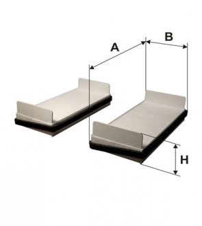 Фільтр салону WP6888WIX WIX FILTERS WP6888