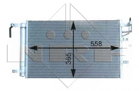 Радіатор кондиціонера NRF 35982