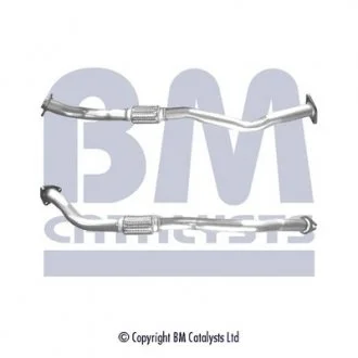 Вихлопна труба передн NISSAN NAVARA 2.5D 11.01- BM CATALYSTS BM50144