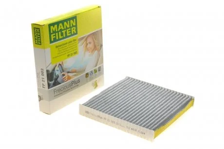 Фільтр салону Honda HR-V 15-/ Jazz 08- (вугільний/антибактеріальний) MANN FP 21 003