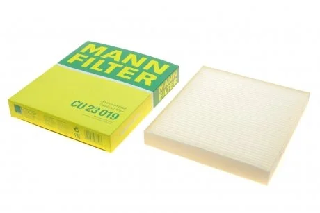 Фільтр салону Hyundai Venue 19-/Tucson/Kona/Creta/Solaris/Kia Rio/Stonic/Sportage 15-/Soul 19- MANN CU 23 019