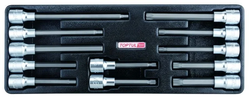 Набор бит впрес. в головку 1/2" 12ед. (в ложементе) TOPTUL Toptul GAAT1202 (фото 1)