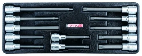 Набор бит впрес. в головку 1/2" 12ед. (в ложементе) TOPTUL Toptul GAAT1202