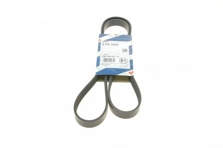 Ремінь генератора Fiat Doblo1.3-1.6 D 10-/Opel Astra F/Corsa B/Vectra B 1.4-1.8/ 94-03 (6PK1530) BOSCH 1 987 948 315